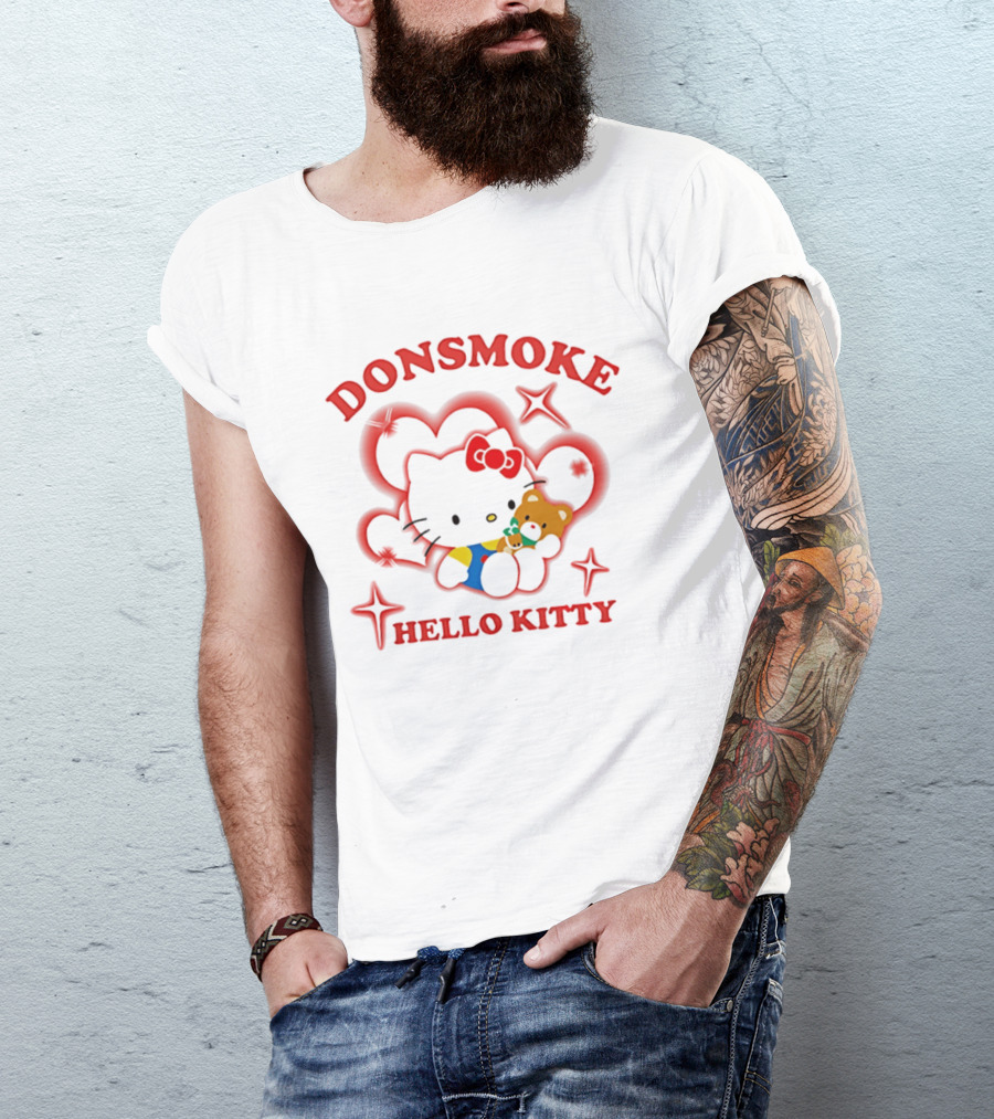 Hello Kitty Sanrio Family Don Smoke T-Shirt