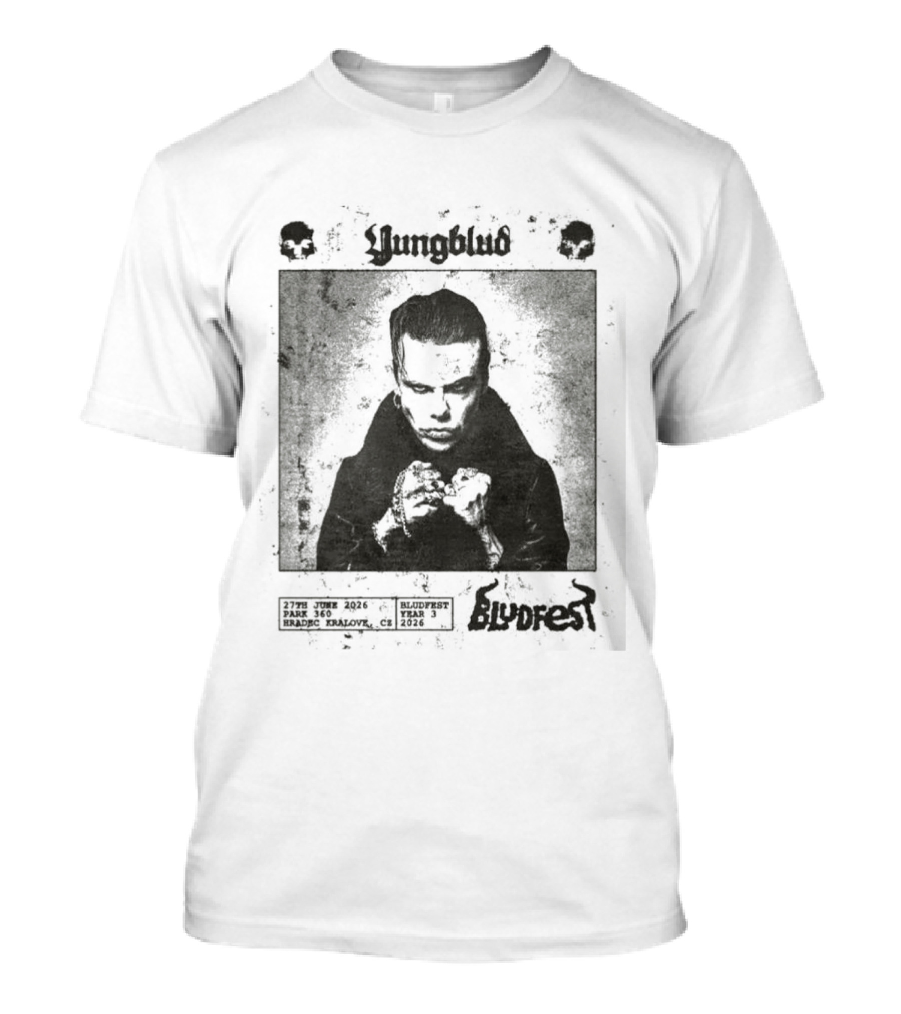 Yungblud Bludfest 2026 June 27th Park 360 Hradec Kralove Czech Republic T-Shirt