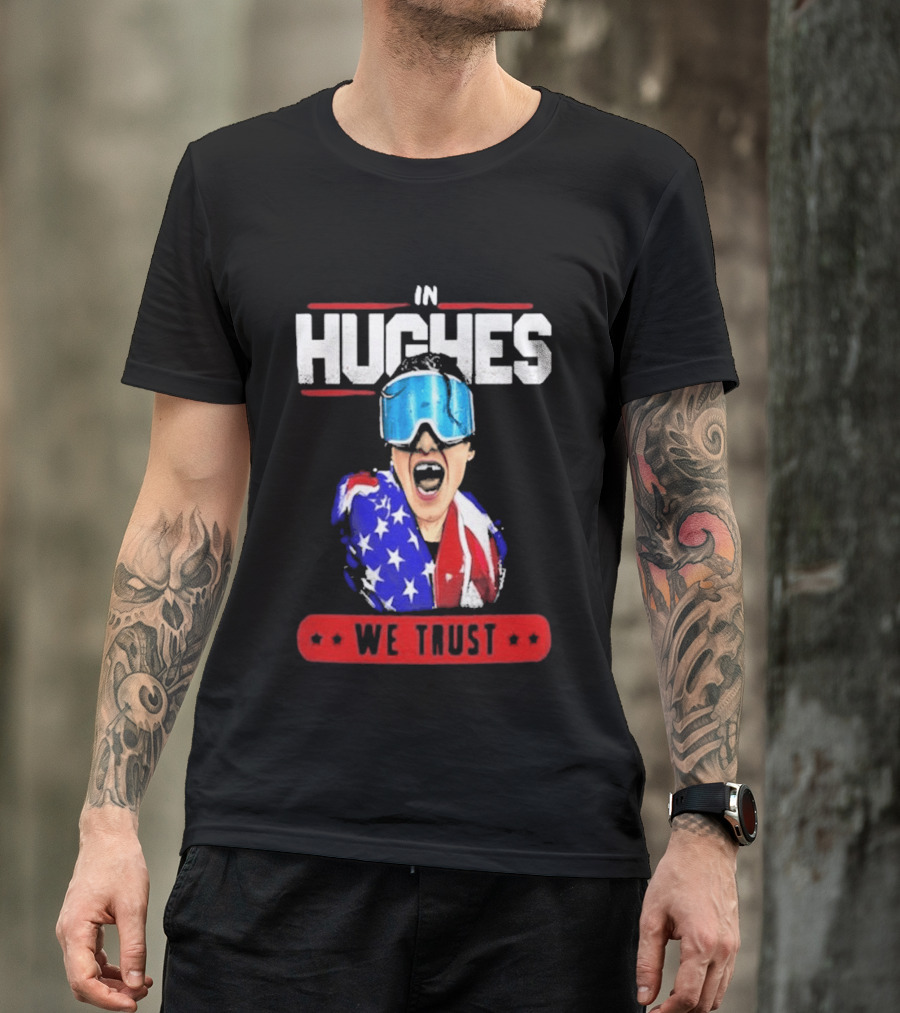 In Hughes We Trust Patriotic Goggles ákafan T-Shirt