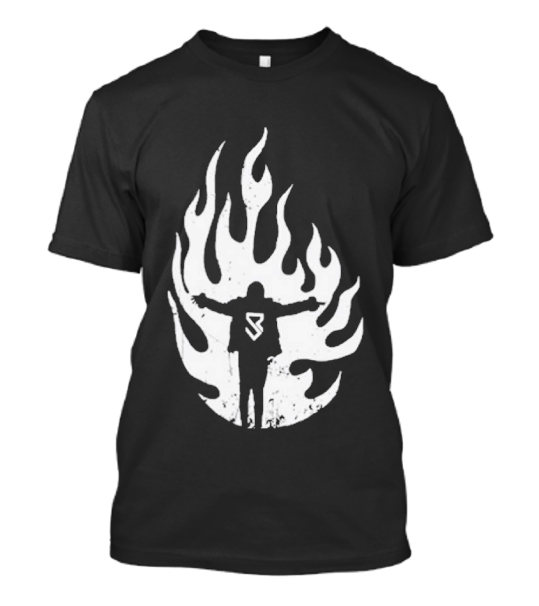 Seth Rollins SR Logo Flames WWE Fire T-Shirt