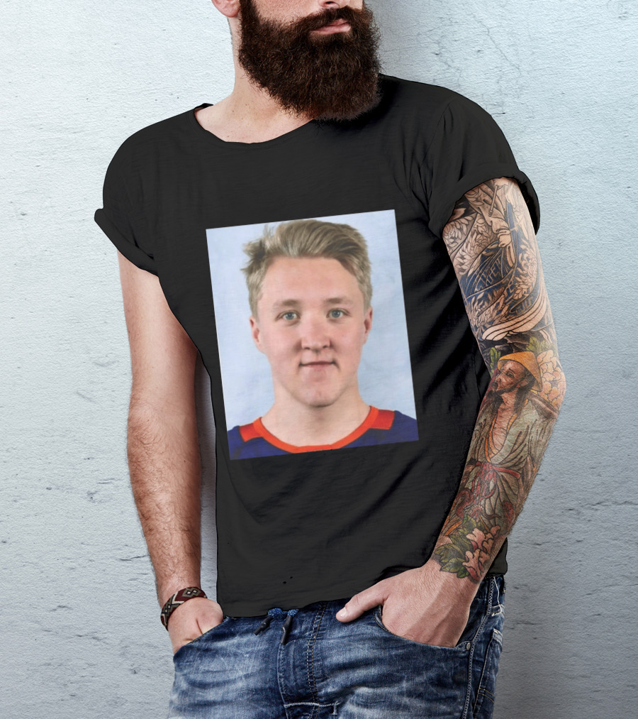 Simon Holmstrom New York Islanders Profile Player T-Shirt