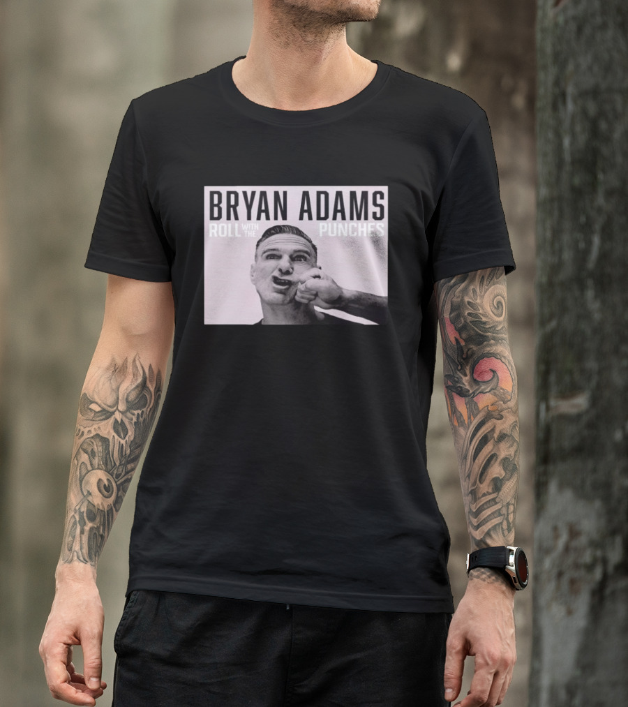 Bryan Adams Roll With The Punches Tour 2026 Dates T-Shirt