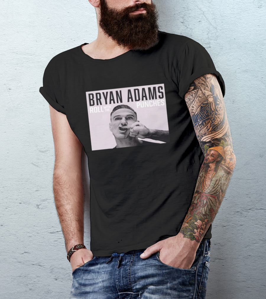 Bryan Adams Roll With The Punches Tour 2026 Dates T-Shirt