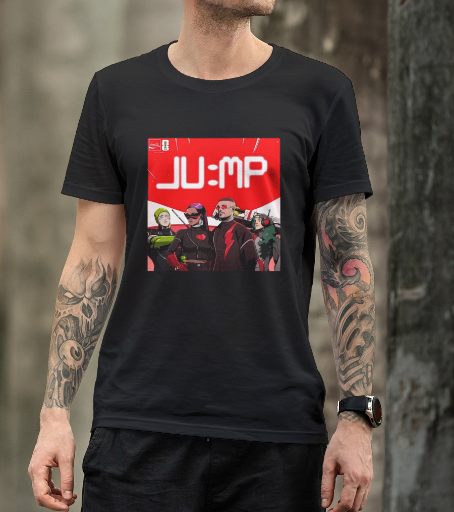Jump J Balvin Amber Mark Steve Vai Travis Barker Coca Cola Anthem FIFA World Cup 2026 T-Shirt