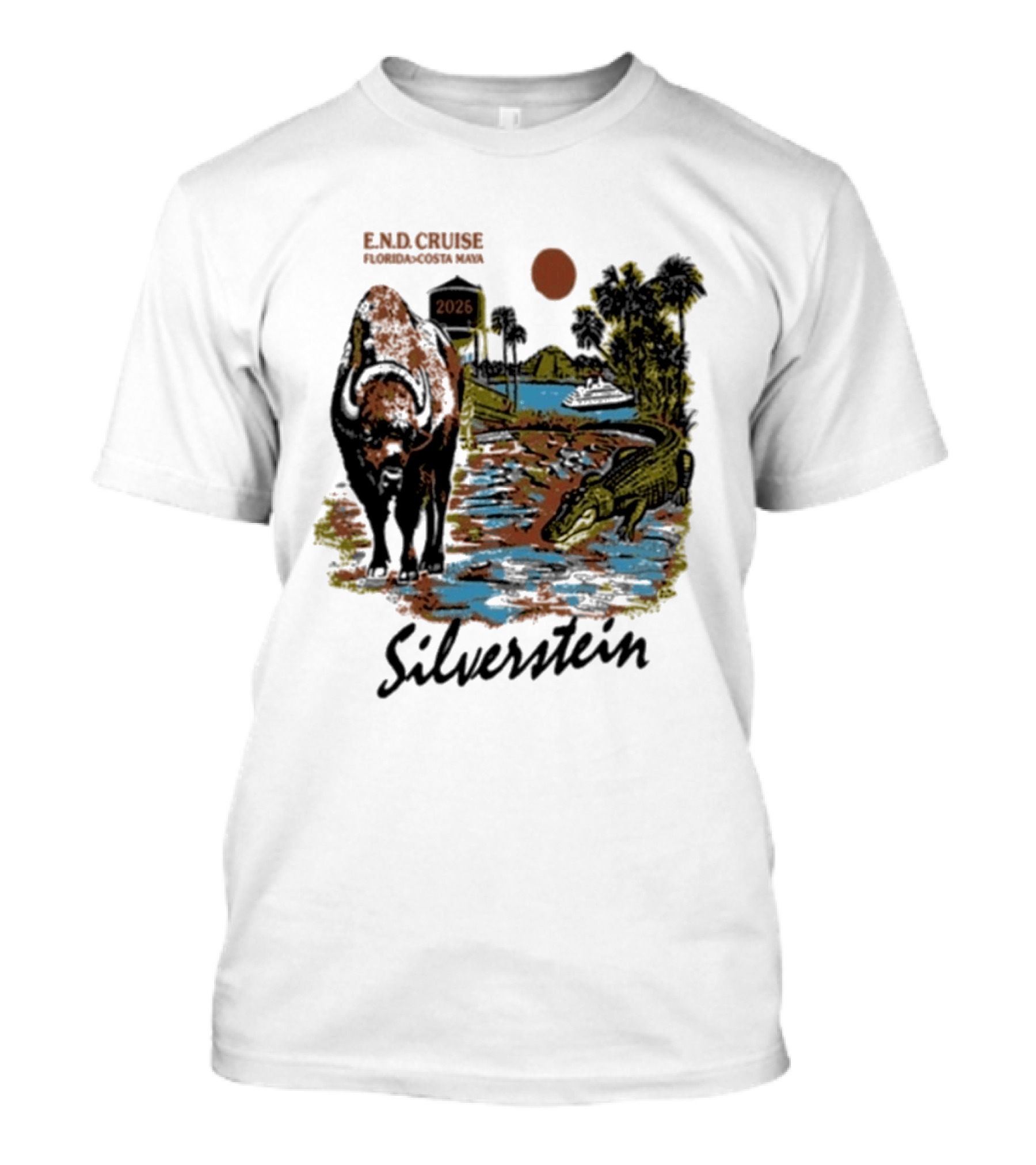 Silverstein Buffalo E.M.B. Cruise Florida Everglade 2026 Souvenir T-Shirt