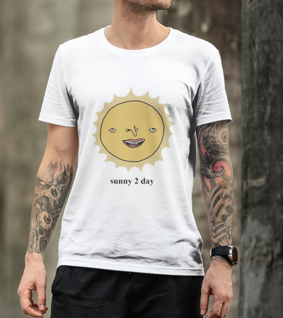 Blink Industries Igiktnty Sunny 2 Day Smiling Sun Face T-Shirt