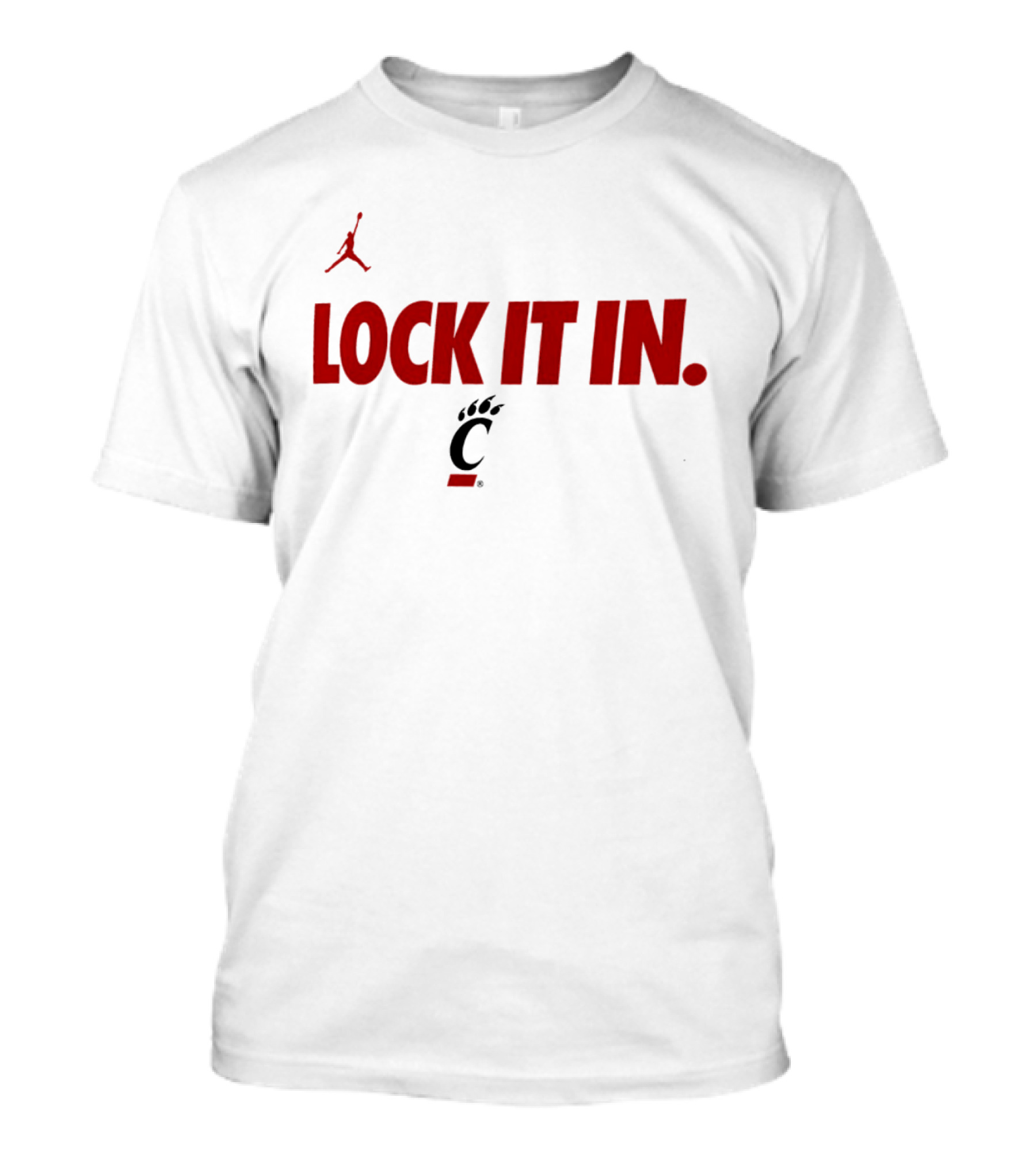 Cincinnati Bearcats Lock It In 2026 Jumpman T-Shirt