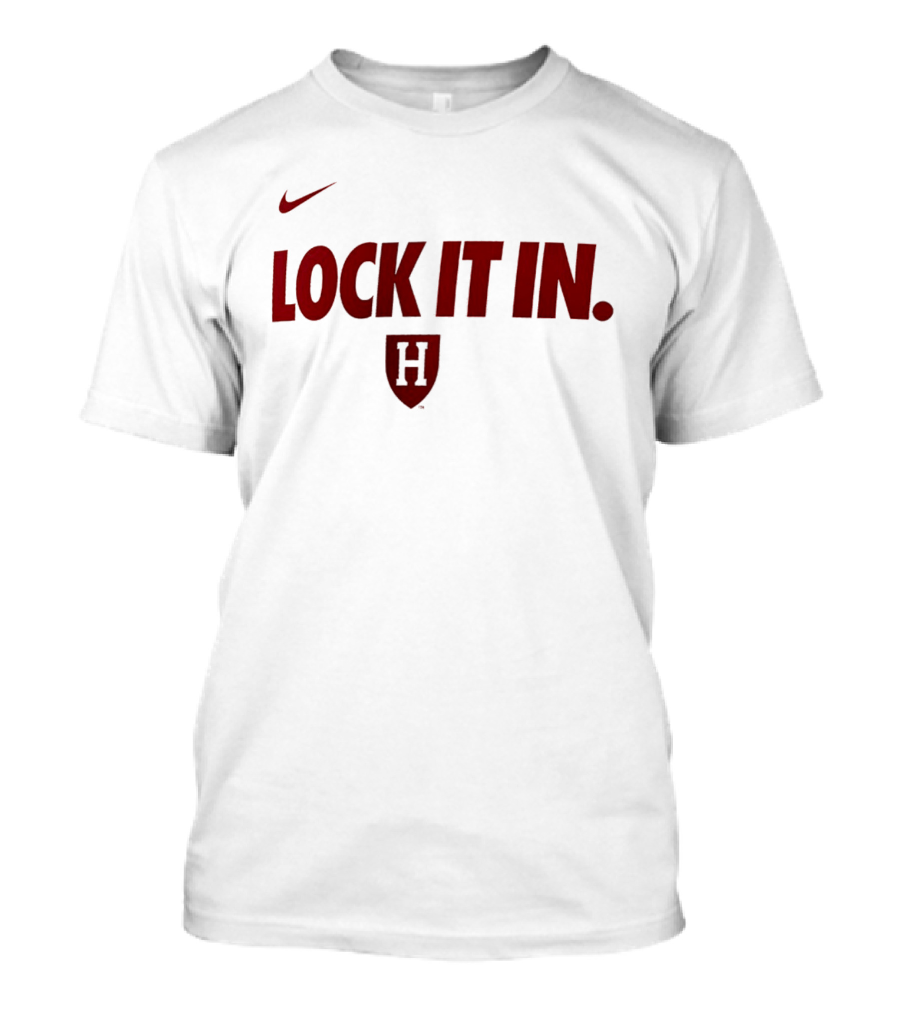 Nike Harvard Lock It In Crimson H T-Shirt