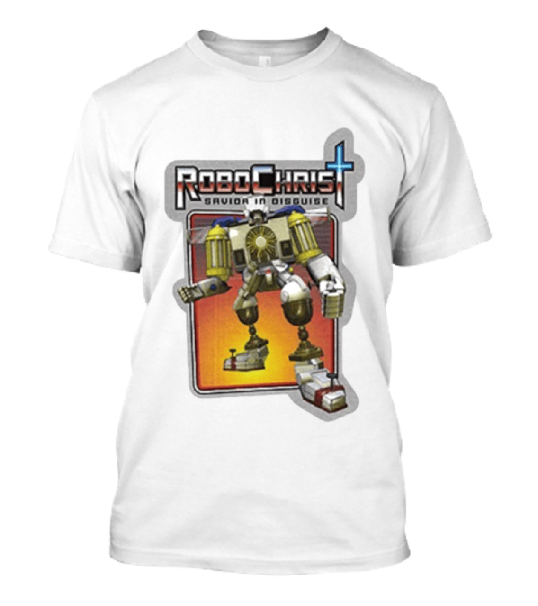RoboChrist Savior In Disguise Transformer Robot Mashup T-Shirt