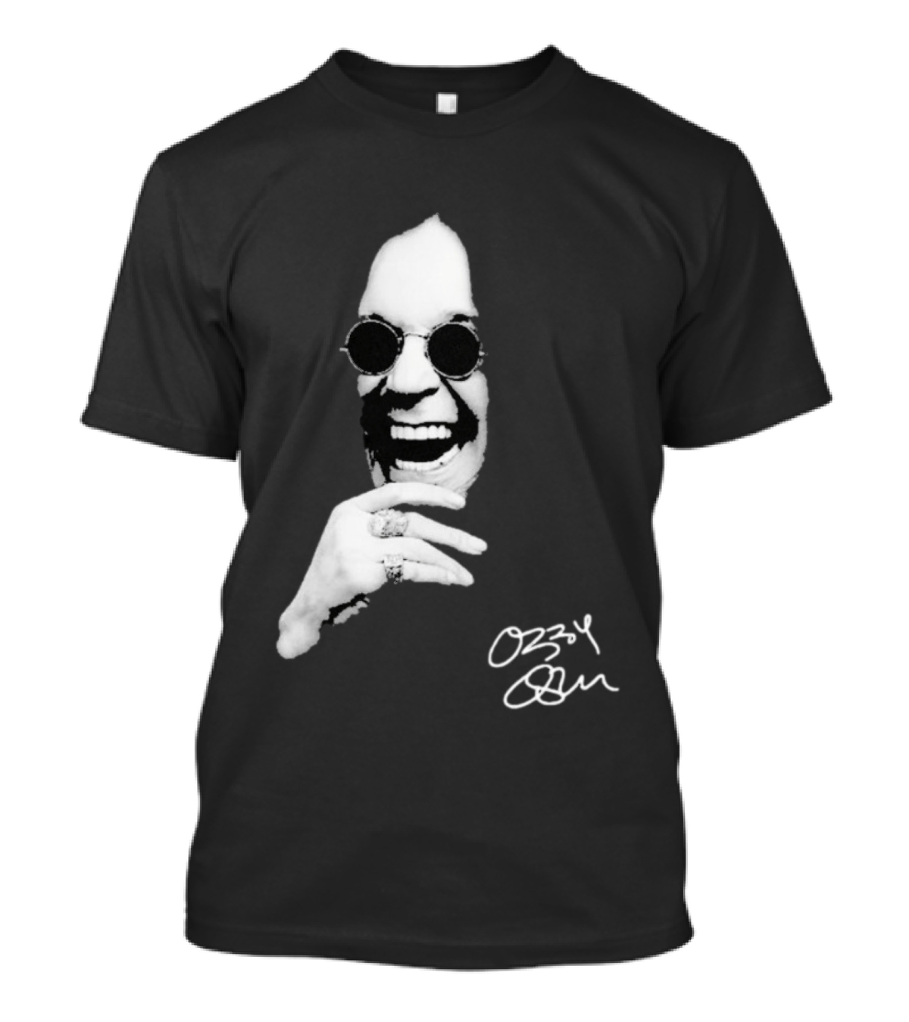 Ozzy Osbourne 1948 2025 Immortal Rest In Peace Rock Legend Signature Image T-Shirt