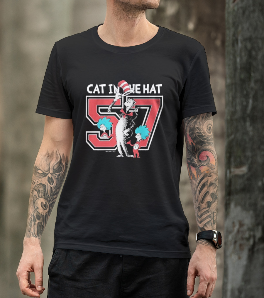 Cat In The Hat 57 Thing One And Thing Two T-Shirt