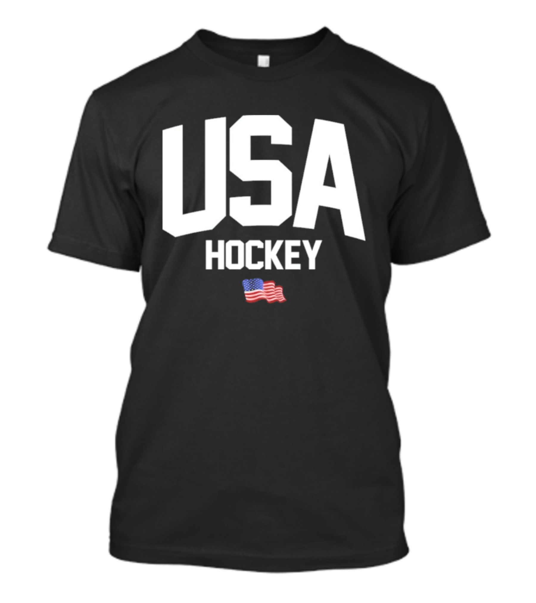 USA Hockey American Flag T-Shirt