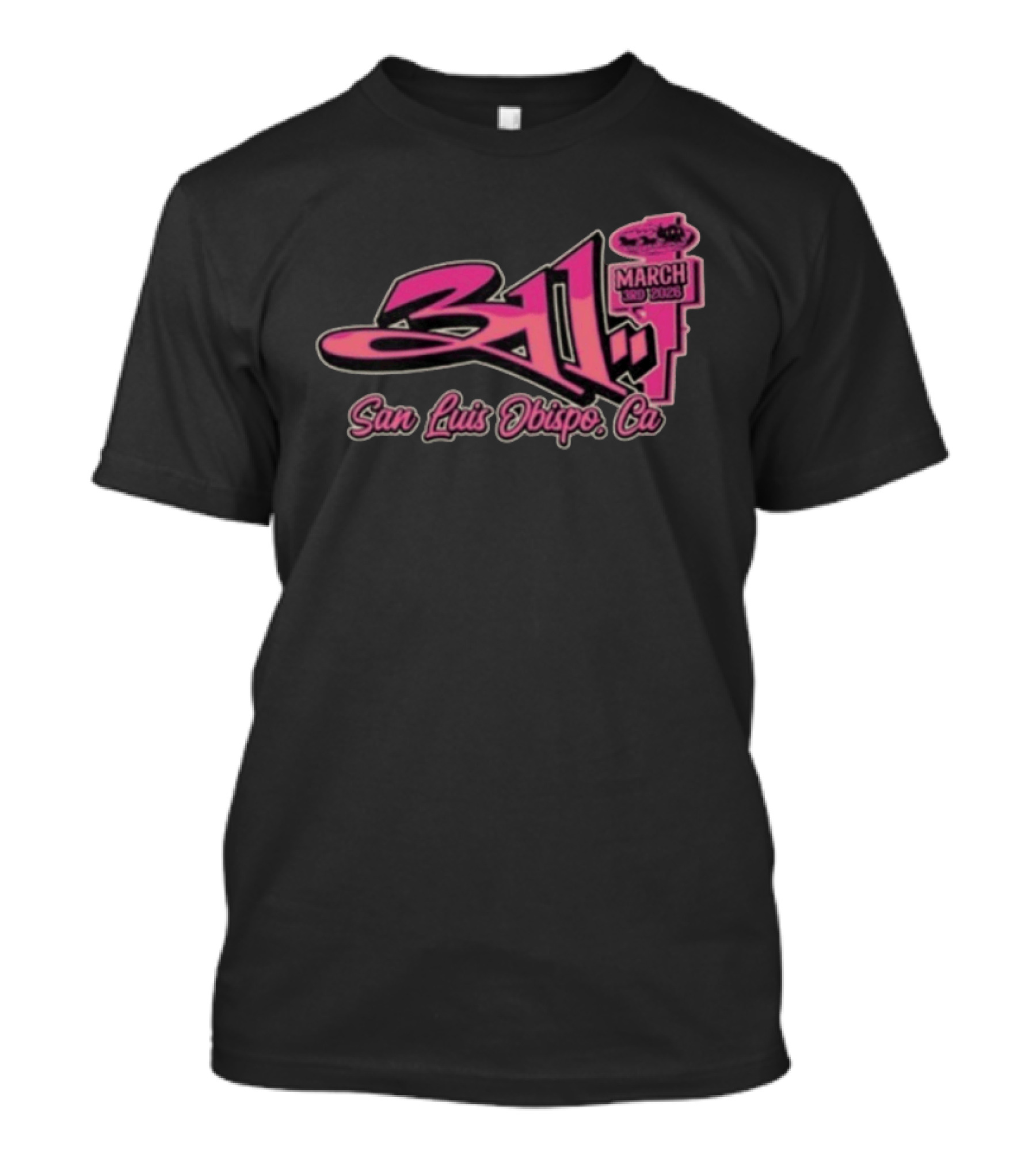 311 March 3rd 2026 San Luis Obispo CA Event T-Shirt