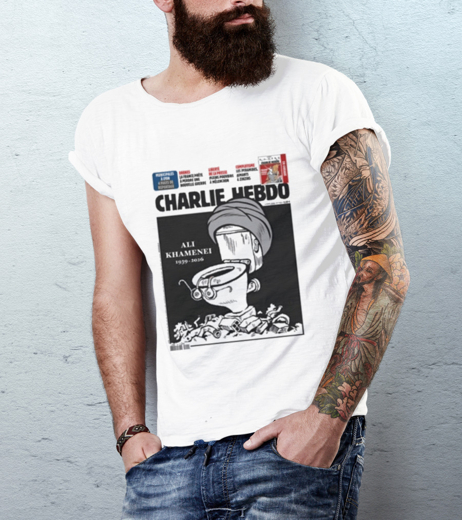 Charlie Hebdo Khamenei Cover Toilet Humour Edition T-Shirt