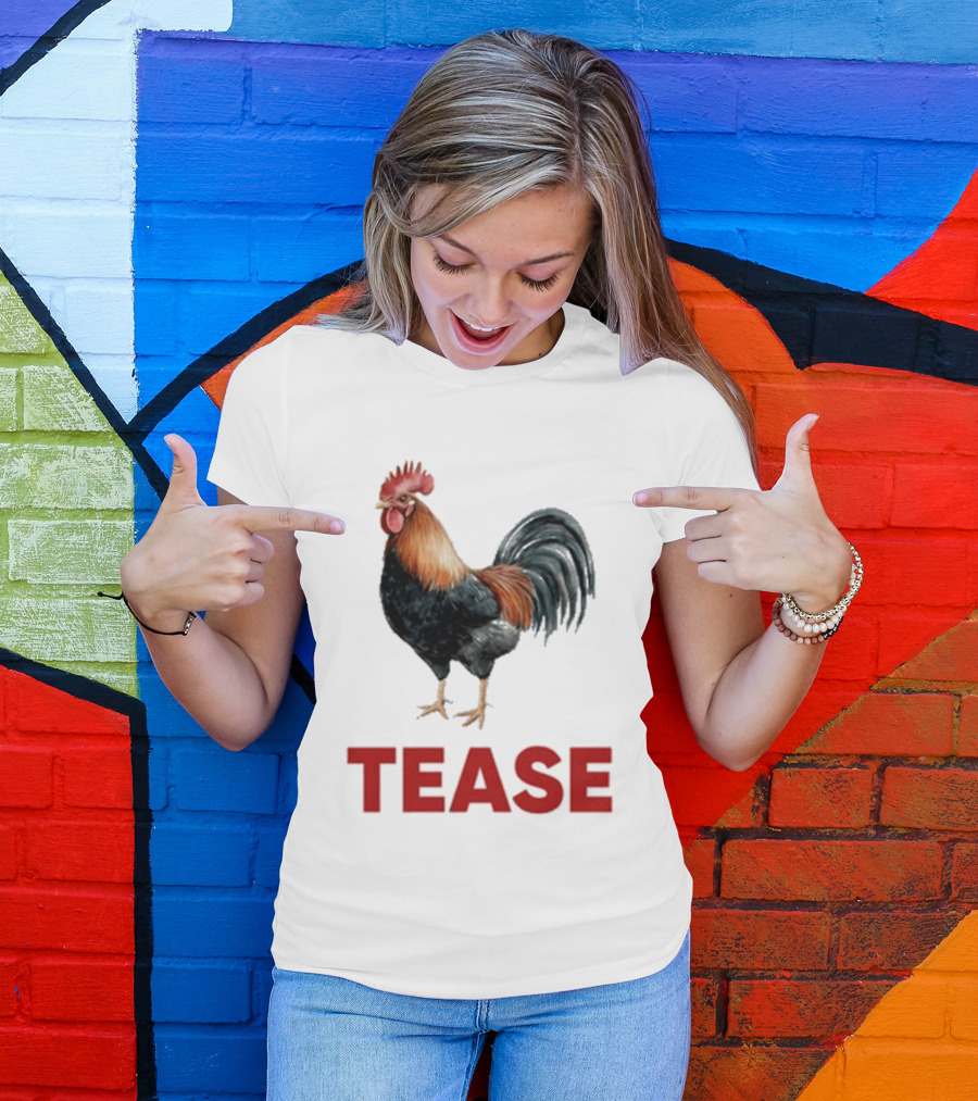 Miki Izumi Tease Rooster Chicken T-Shirt