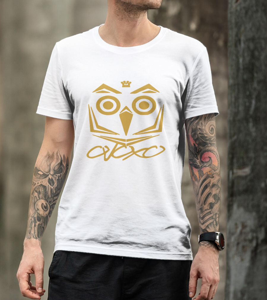 Ovoxo Drake Take Care Ovo Owl Crown Yellow T-Shirt