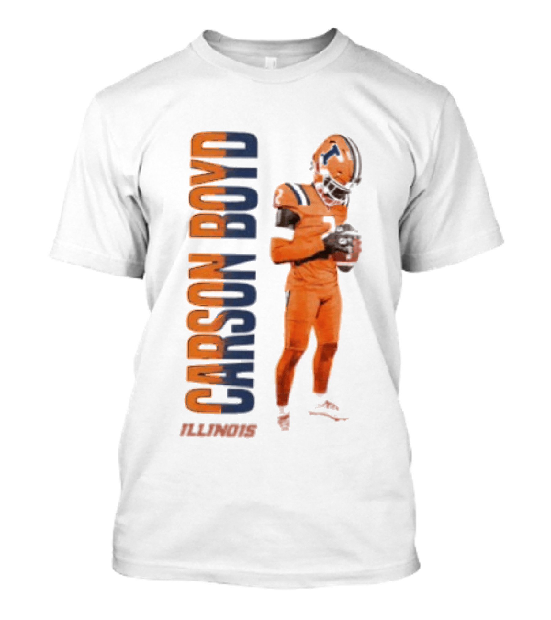 Carson Boyd Illinois Fighting Illini Player Football T-Shirt