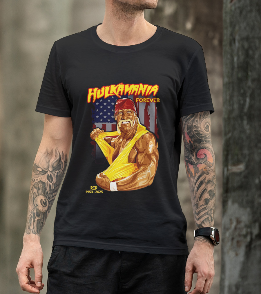 Hulkamania Forever American Icon 1953 2025 T-Shirt
