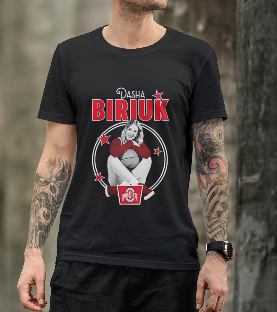 Ohio State Buckeyes Basketball Dasha Biriuk T-Shirt
