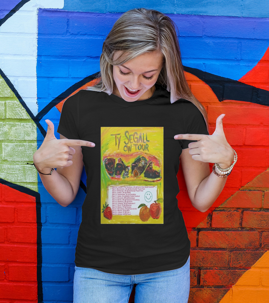 Ty Segall Europe Tour 2026 Larmer Tree Edinburgh Amsterdam Berlin Madrid Athens T-Shirt