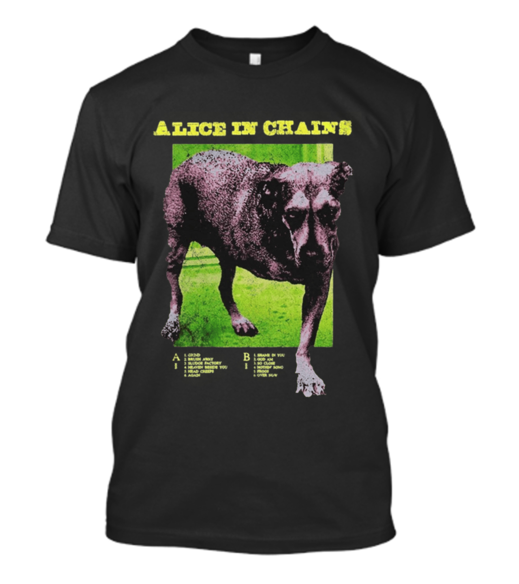 Alice In Chains Tripod Album Cover Art Dog Image T-Shirt