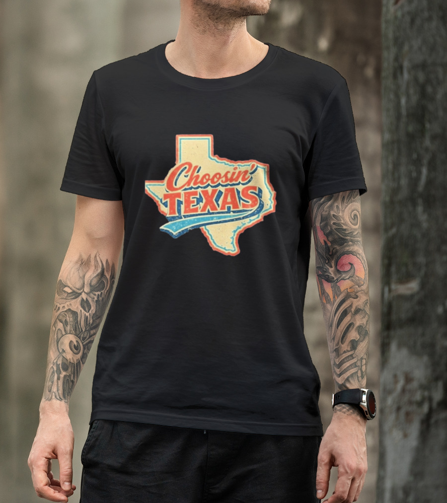 Choosin' Texas Map T-Shirt
