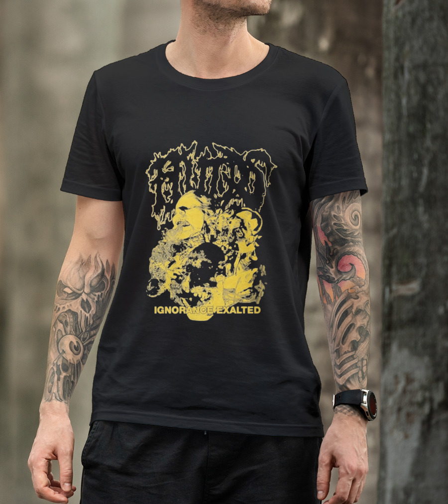 Fluids Ignorance Exalted Abstract Golden T-Shirt