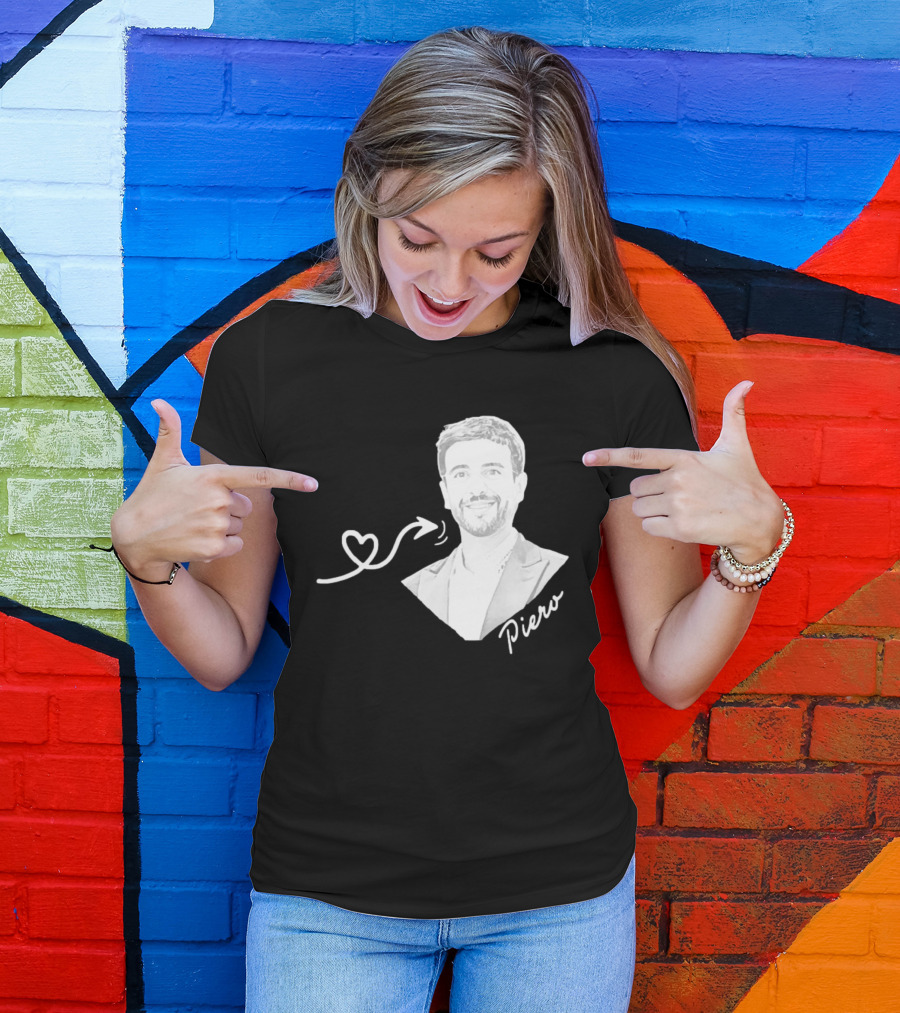 Piero Barone Il Volo Love Heart Men's Fashion Red T-Shirt