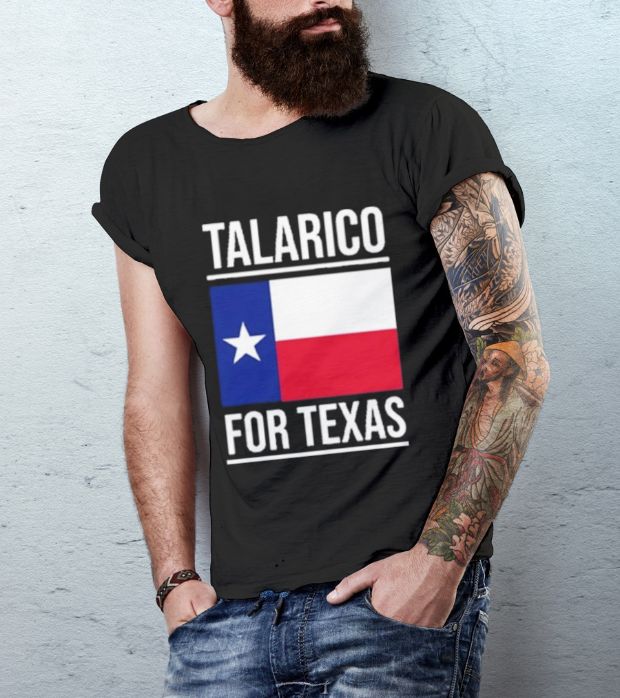 Talarico For Texas Senate Texas Flag Star T-Shirt