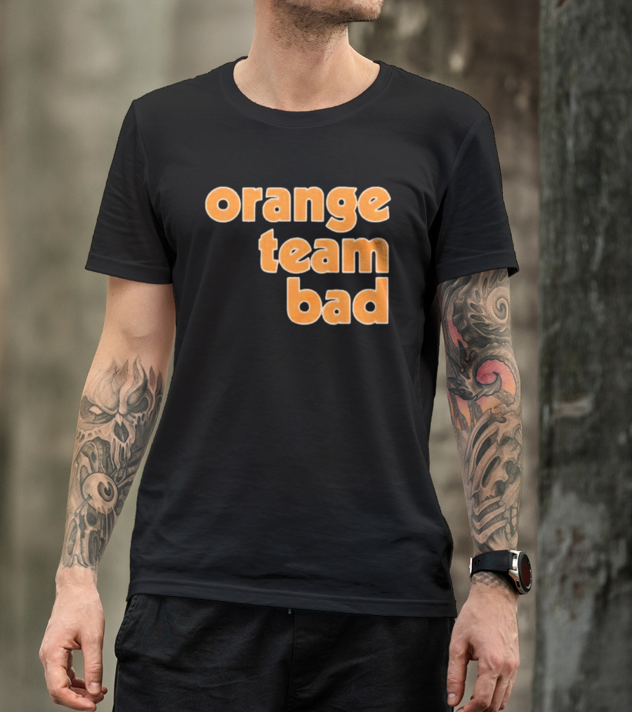 Orange Team Bad Houston Astros Navy Blue Ships Free T-Shirt