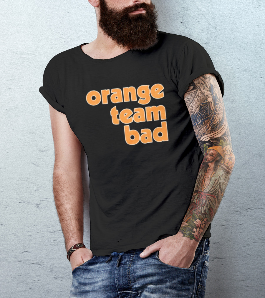 Orange Team Bad Houston Astros Navy Blue Ships Free T-Shirt