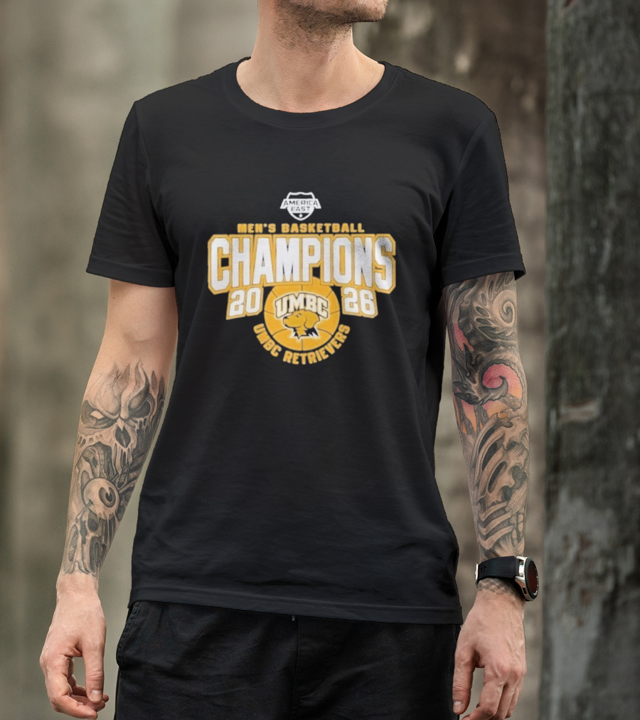 Men's Basketball 2026 Champions UMBC Retrievers America East T-Shirt