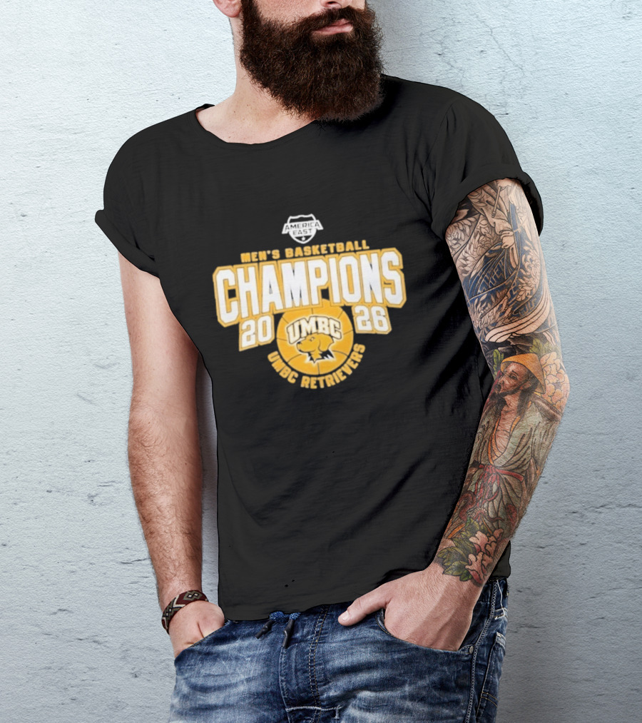 Men's Basketball 2026 Champions UMBC Retrievers America East T-Shirt