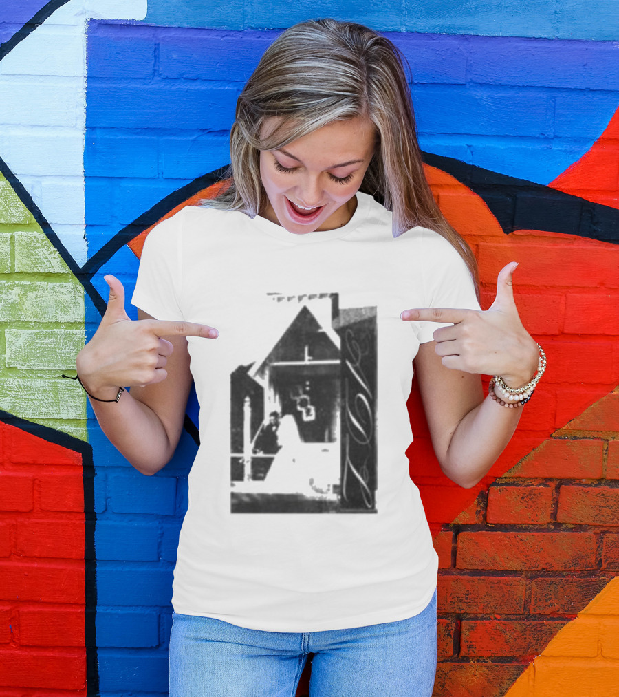 Yeat A Dangerous Love Cross Pyramid Monochrome T-Shirt