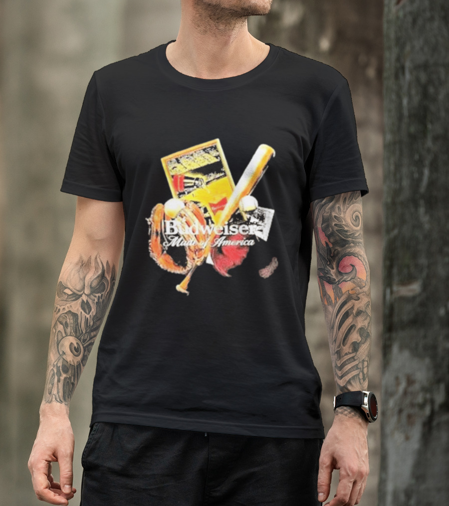 Budweiser Made Of America Baseball Legacy T-Shirt