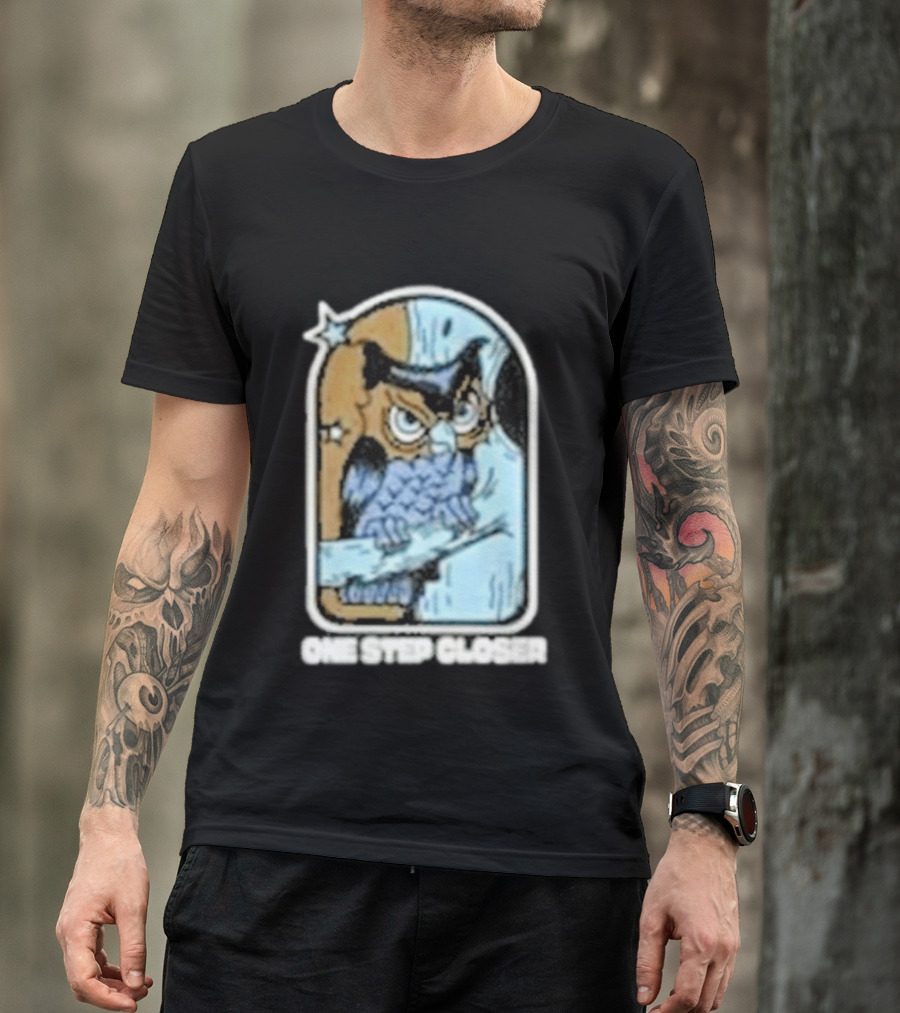 One Step Closer Evil Greed Owl T-Shirt