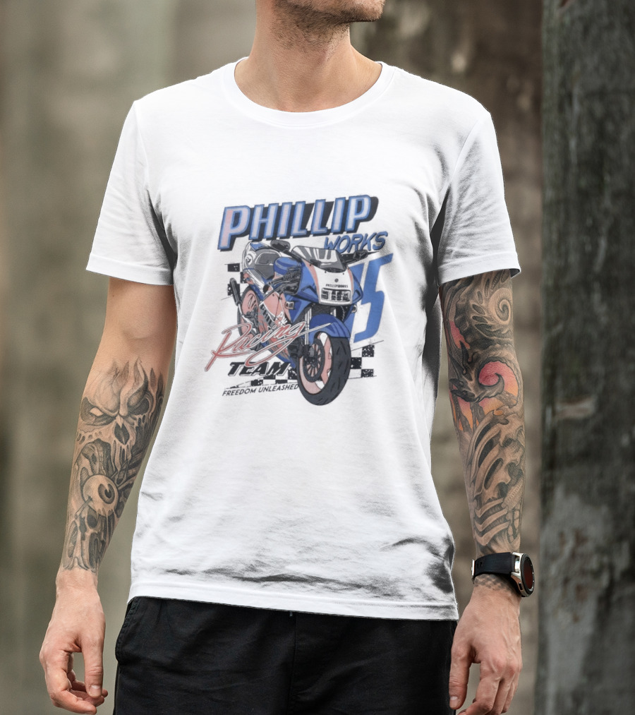 Phillip Works Racing Motorcycle 15 T-Shirt
