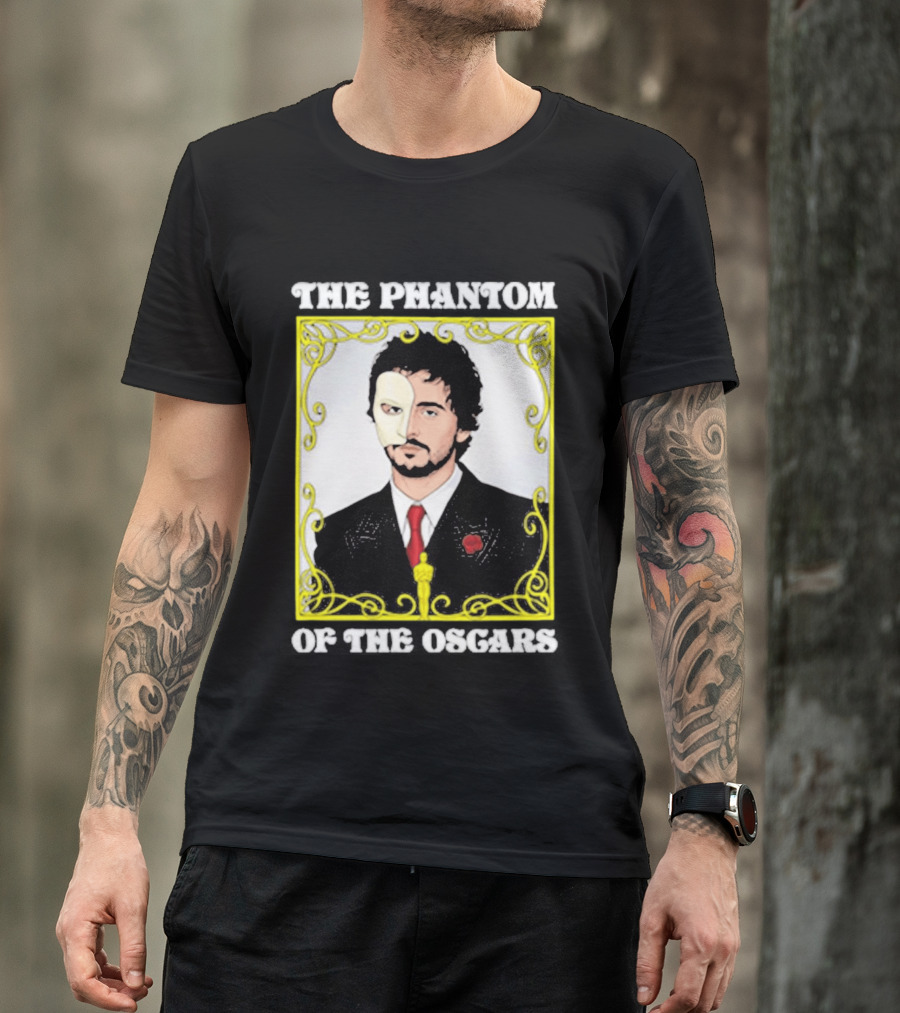 The Phantom Of The Oscars Timothee Chalamet Masked Tuxedo Oscars T-Shirt