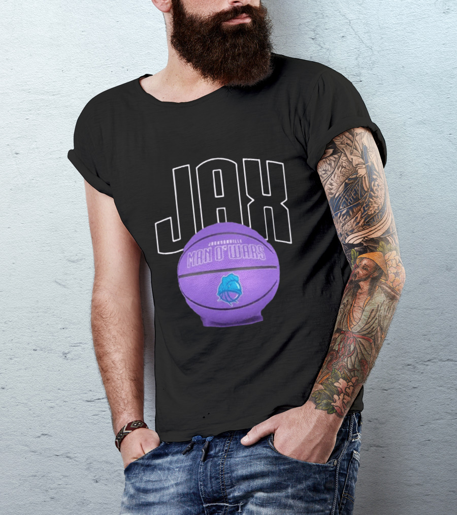 Jacksonville JAX Man O'Wars Basketball Team T-Shirt