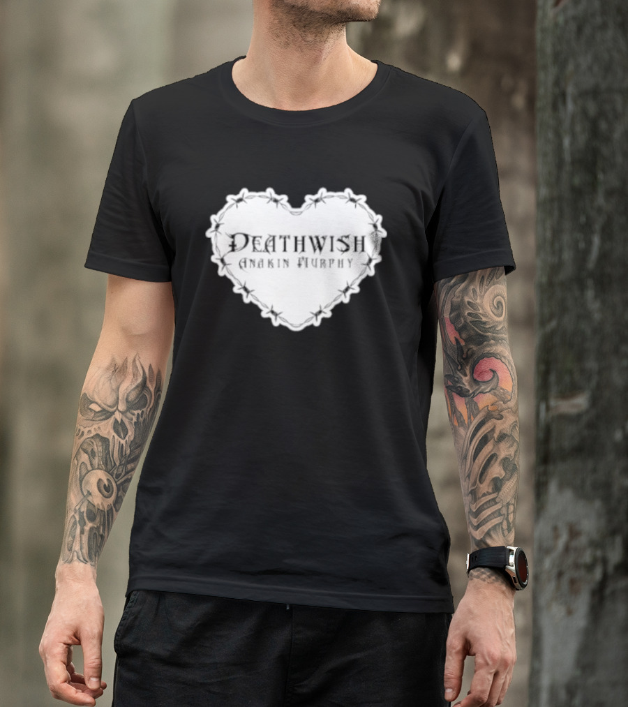 Anakin Murphy Barbed Wire Heart T-Shirt