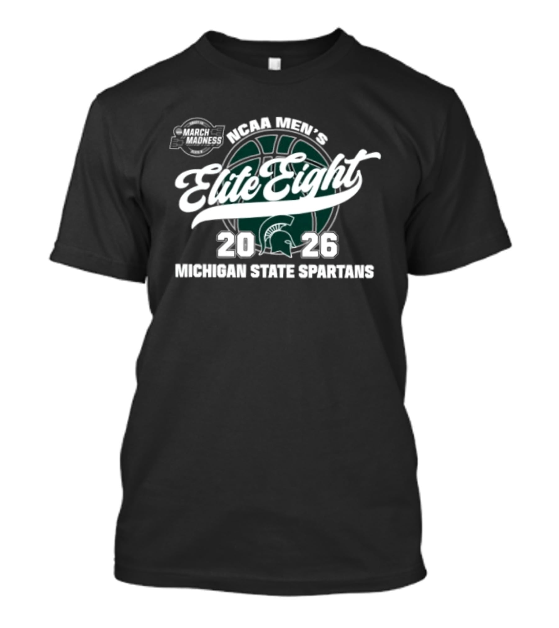 Elite Eight 2026 Michigan State Spartans NCAA Men's Basketball Tournament March Madness T-Shirt