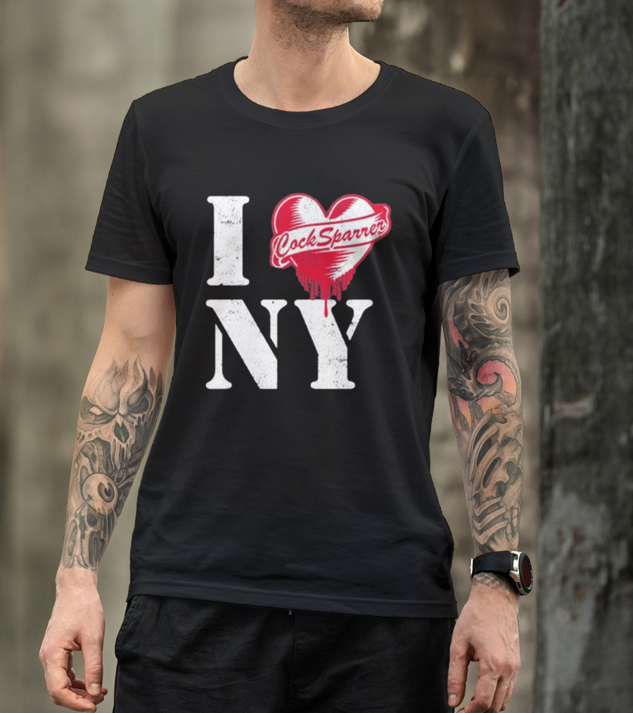 I Love NY Cock Sparrer Heart Design 2026 Concert Tour New York T-Shirt