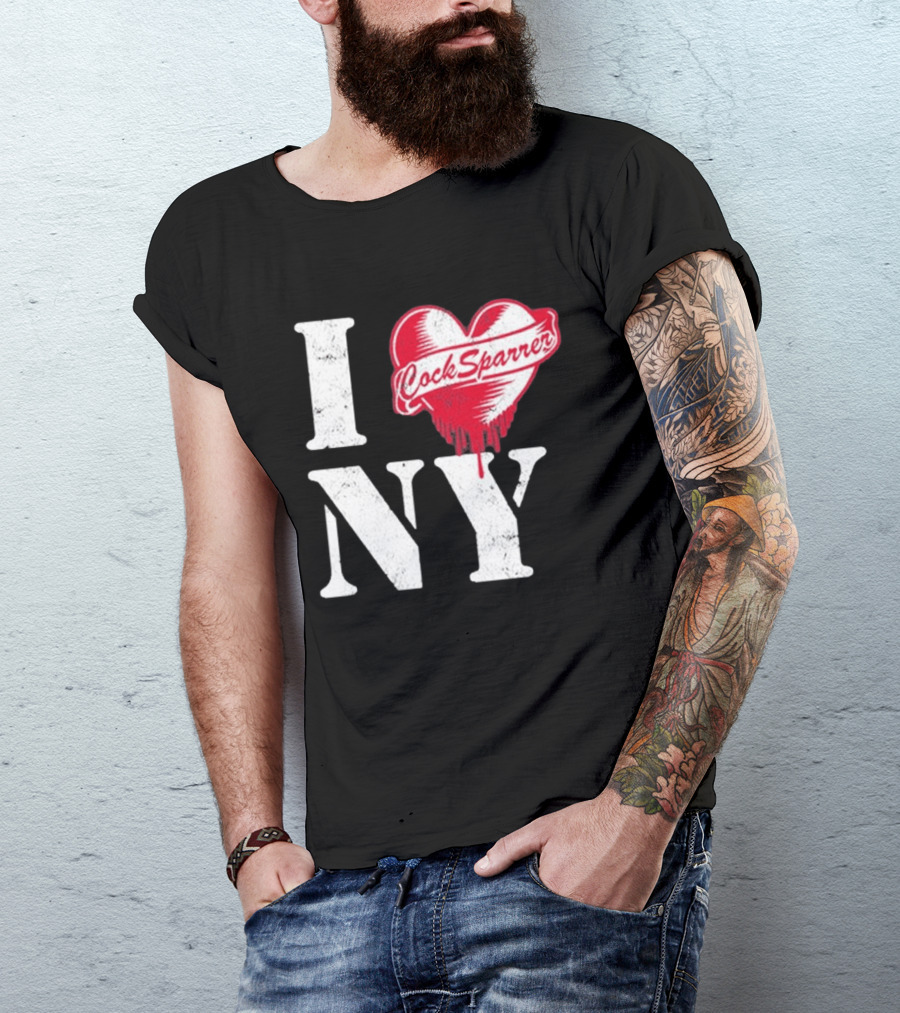 I Love NY Cock Sparrer Heart Design 2026 Concert Tour New York T-Shirt