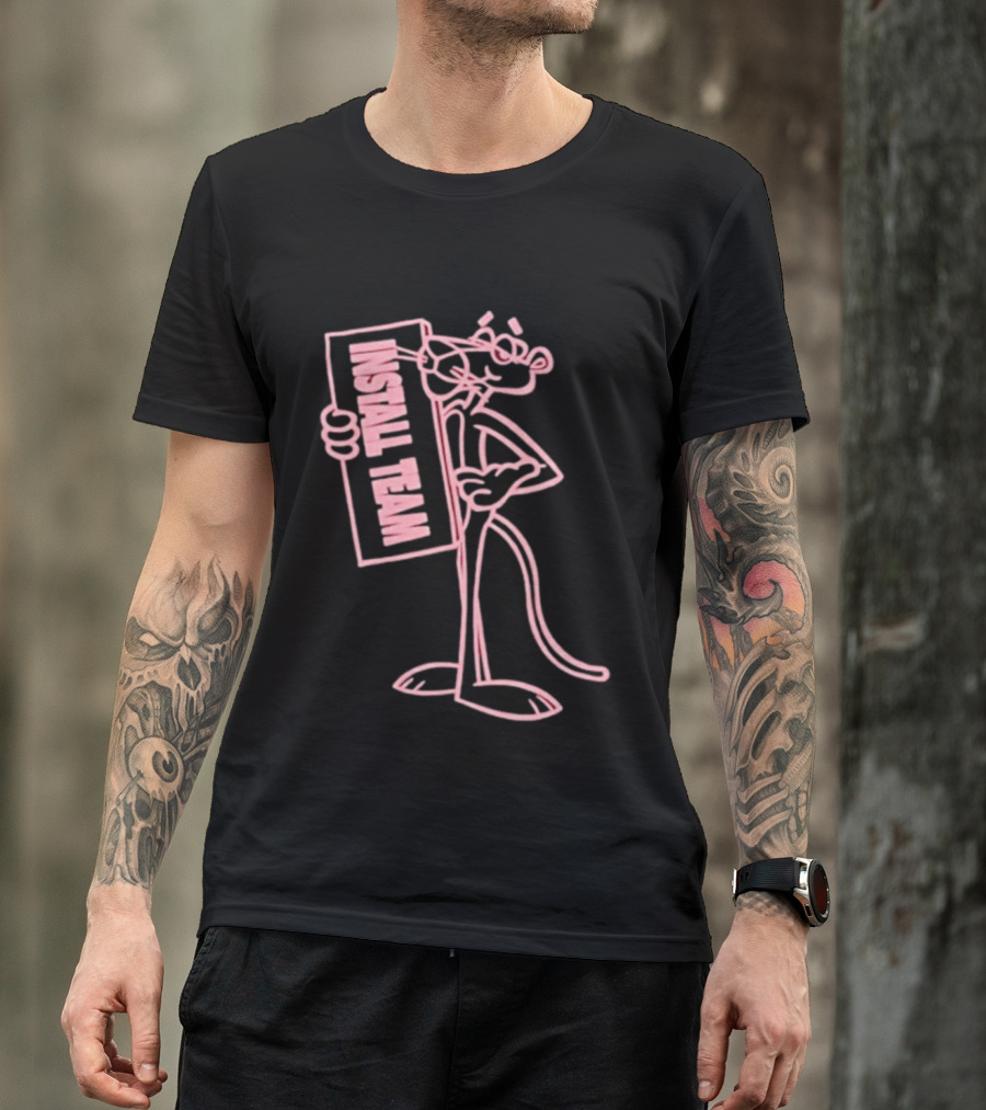 New York Sunshine Pink Panther Install Team T-Shirt