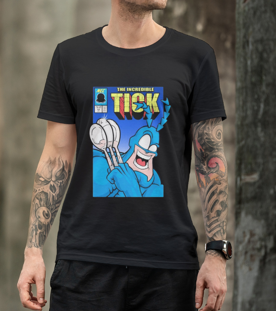 The Incredible Tick Spoon NEC Comic 324 T-Shirt