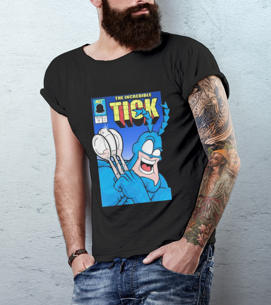 The Incredible Tick Spoon NEC Comic 324 T-Shirt
