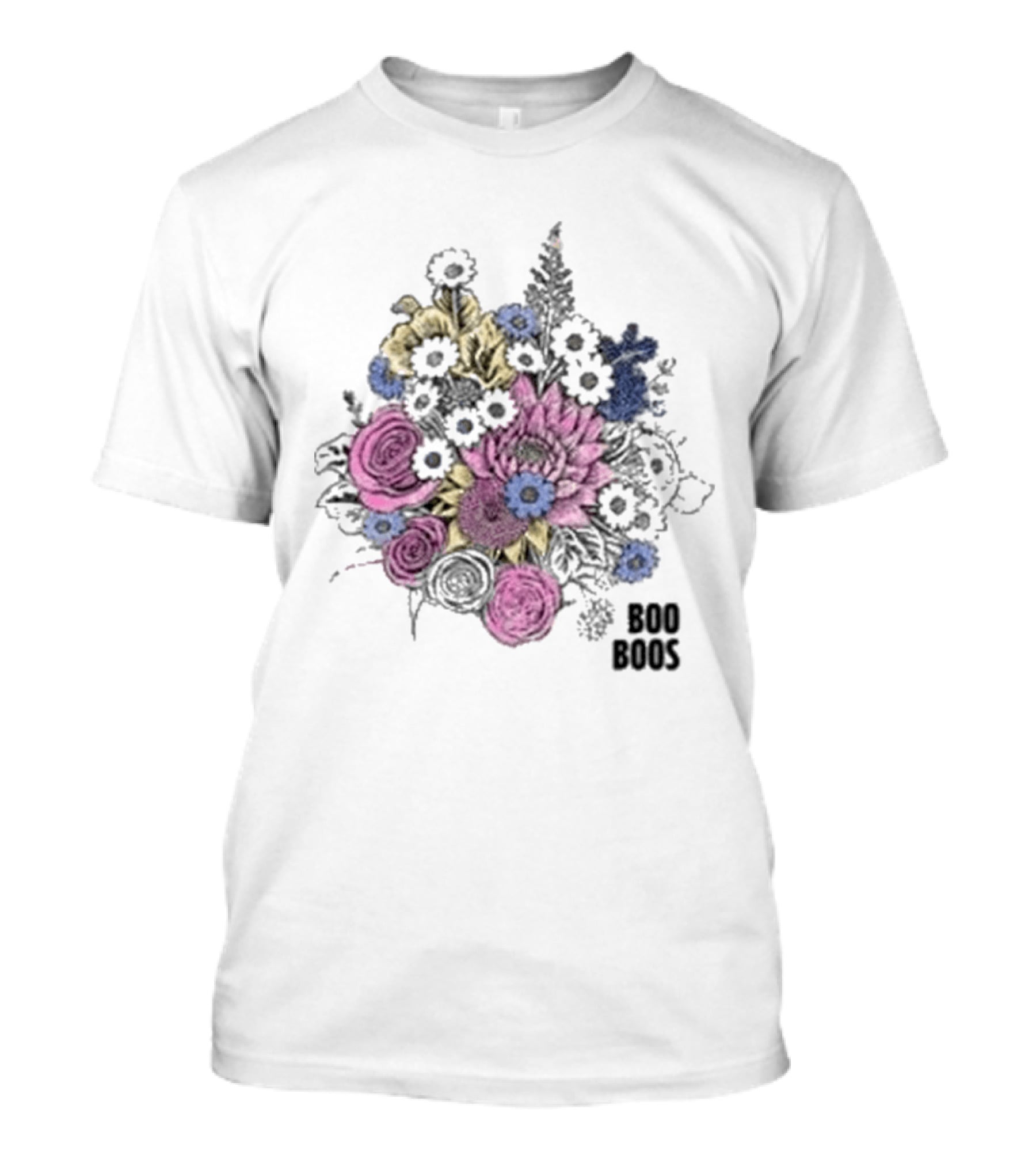 Boo Boos Floral Young Love T-Shirt
