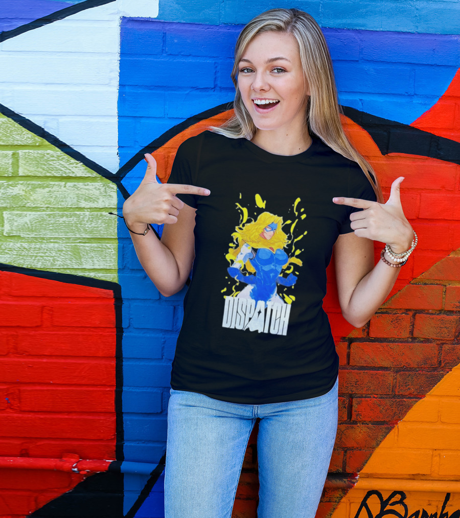 Dispatch Blonde Blue Heroic Character Blazer T-Shirt