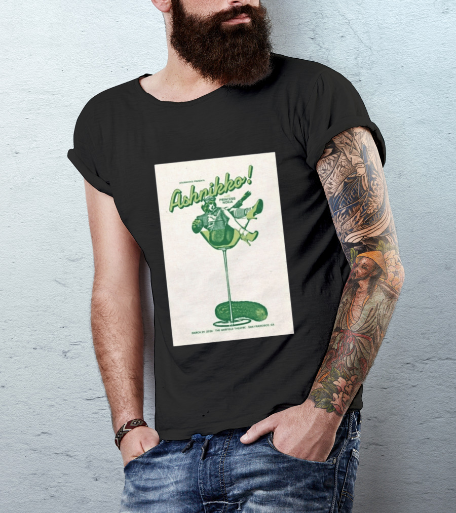 Ashnikko Princess Nokia The Warfield Theatre San Francisco March 21 2026 T-Shirt