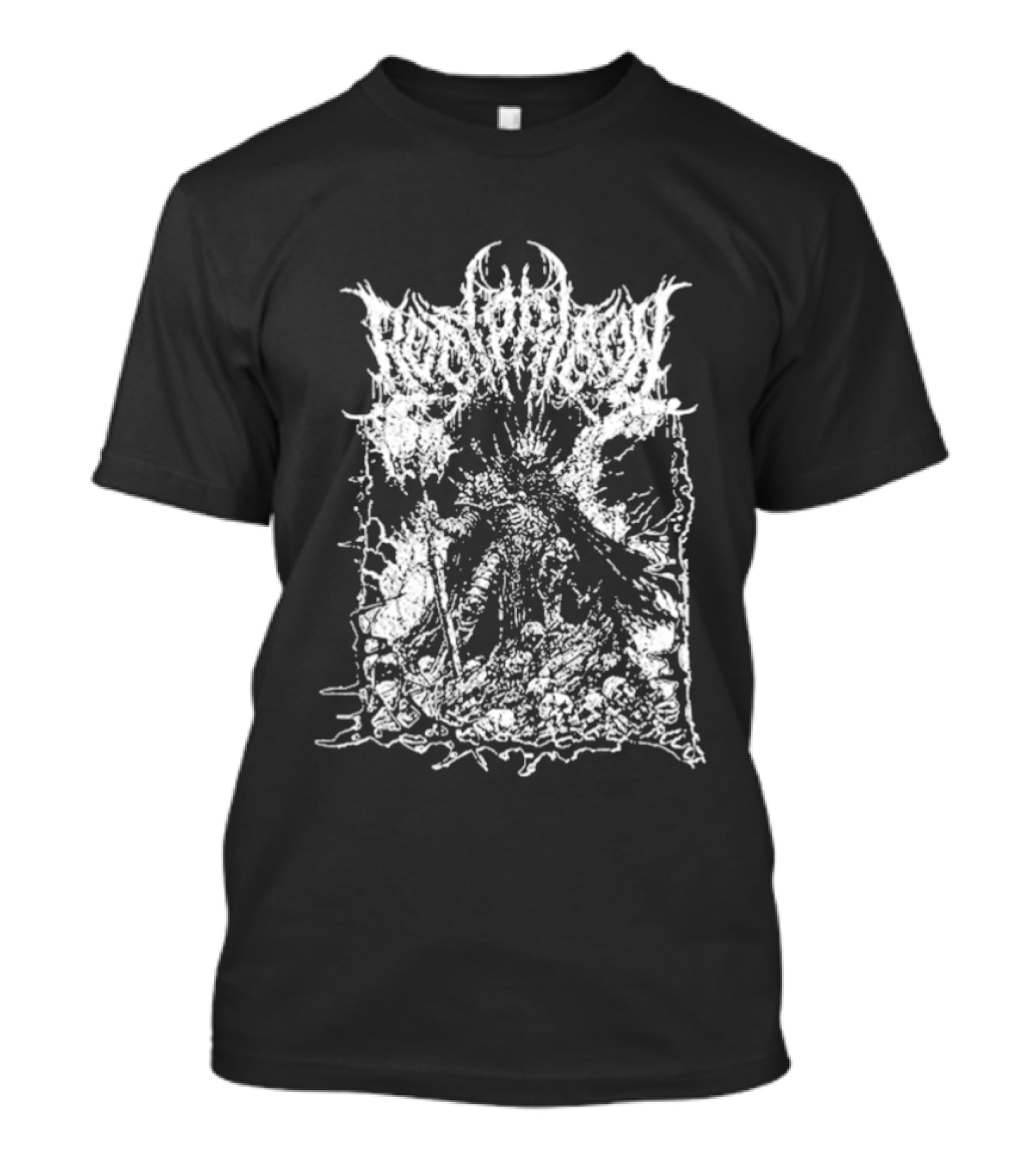 Body Prison Kara Text Graphic White Extreme Metal T-Shirt